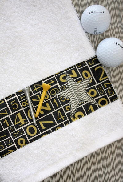 Decorative Golf Towel