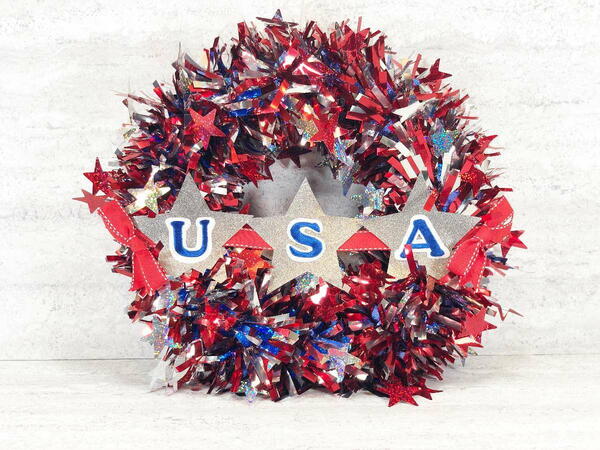  4th Of July Wreath