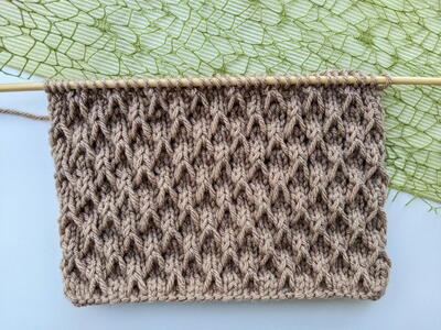 Lace Triangle 🔅 Knitting Stitch Patterns