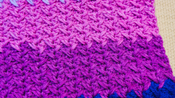 Crochet A Blanket With Spiked Sedge Stitch