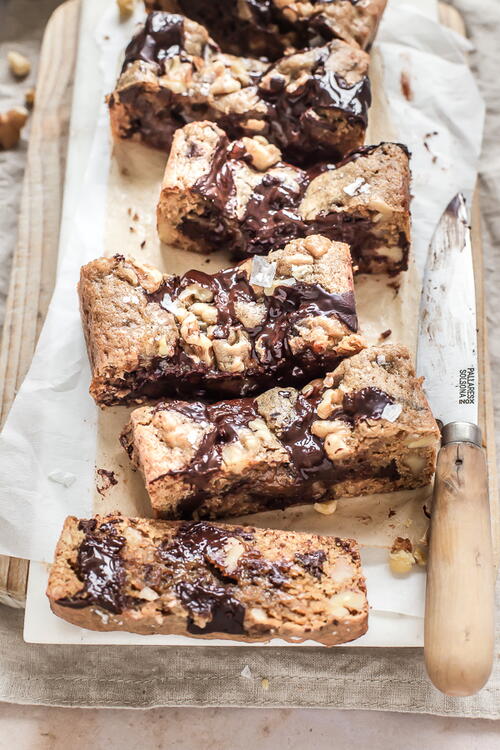 Small Batch Chocolate Blondies