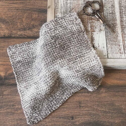 Simple Garter Stitch Dishcloth