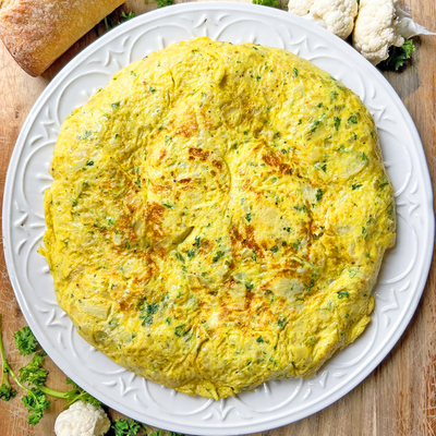 Spanish Cauliflower Omelette | Super Healthy & Delicious Recipe