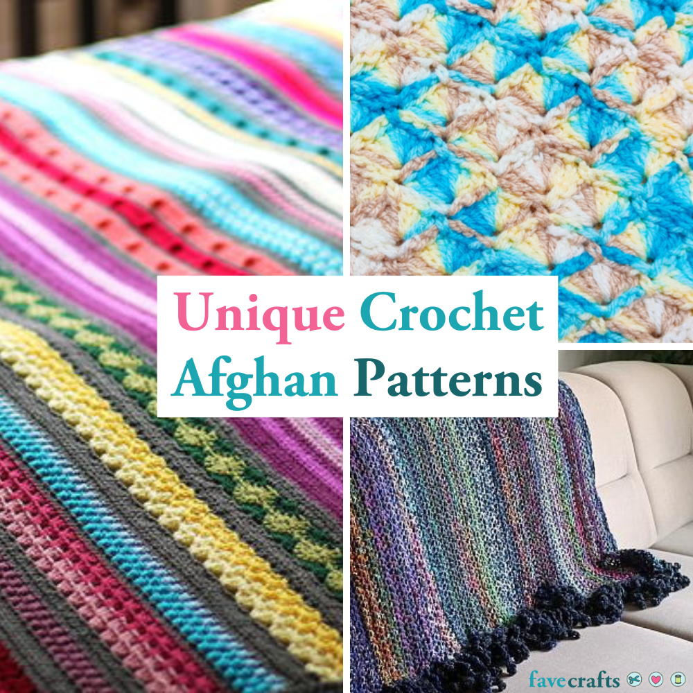 22 Unique Crochet Afghan Patterns | FaveCrafts.com