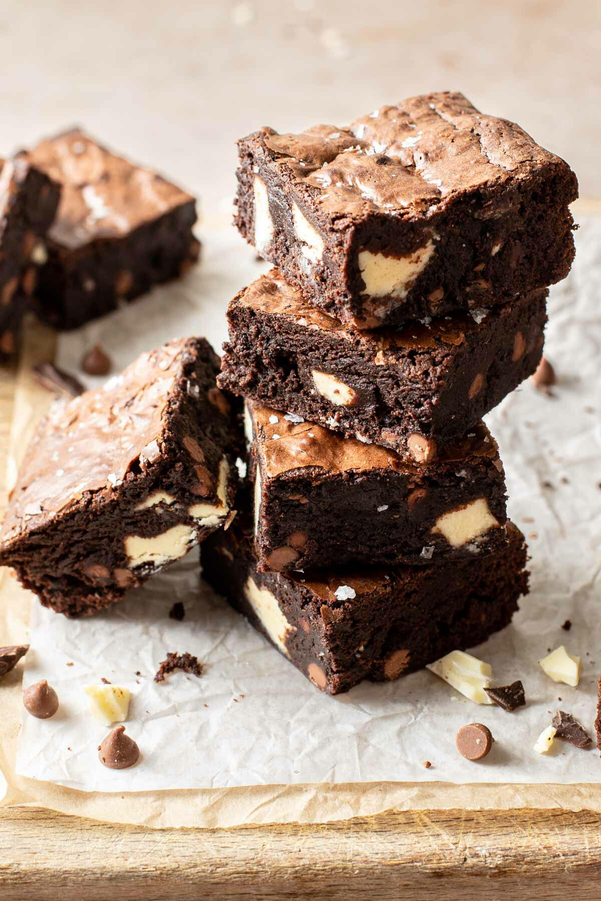 Triple Chocolate Brownies
