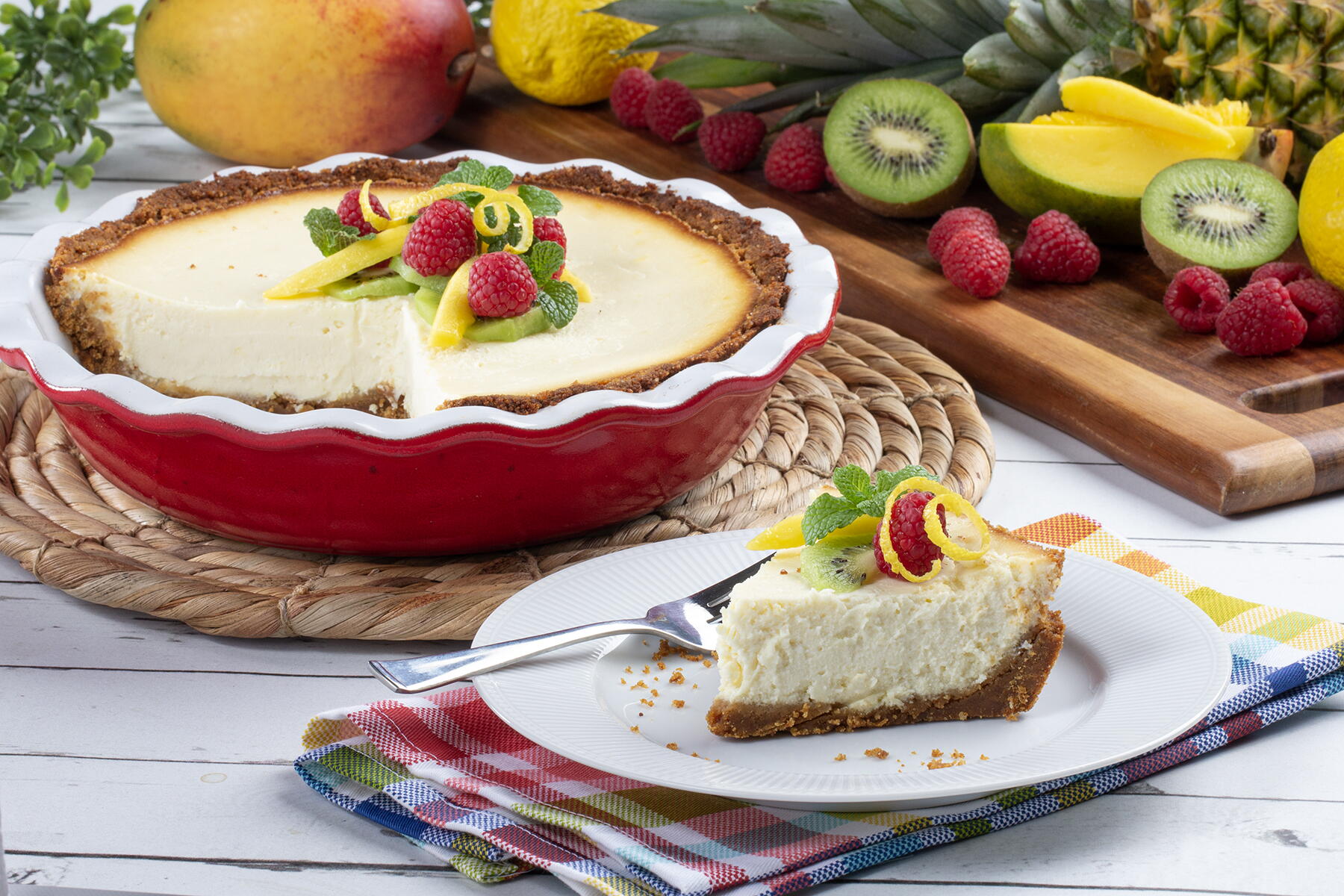 Lemon Ricotta Cheesecake-image