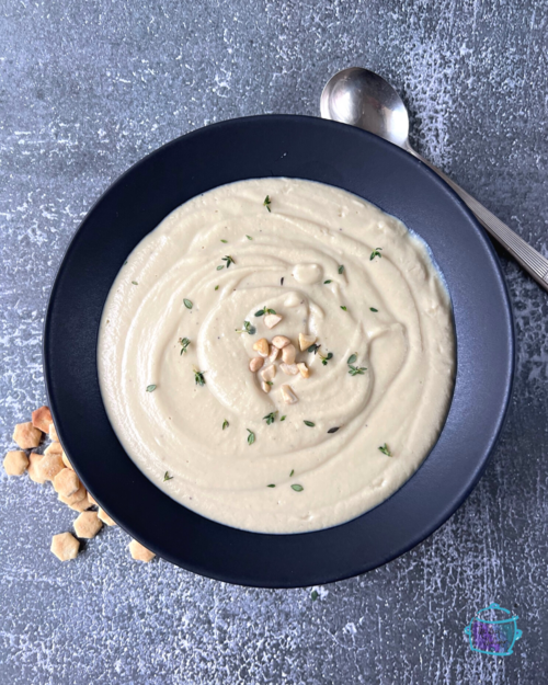 Slow Cooker Creamy Cauliflower Soup (dairy Free Recipe!) 