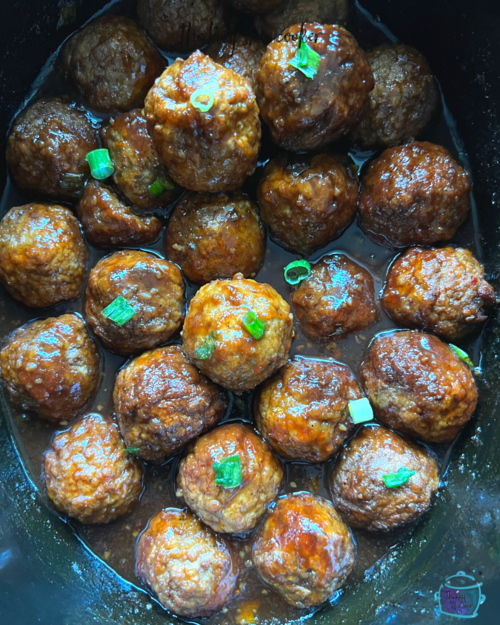 Honey Bourbon Meatballs 