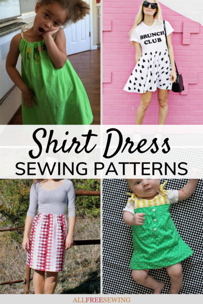 30 Shirt Dress Patterns Free AllFreeSewing