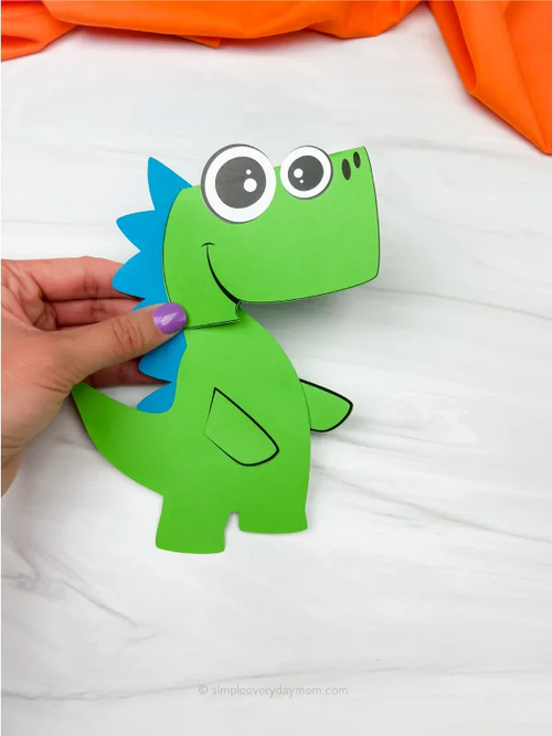 Dinosaur Father's Day Card Craft