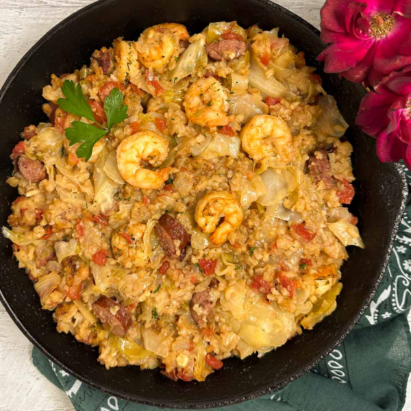 Cajun Cabbage Jambalaya