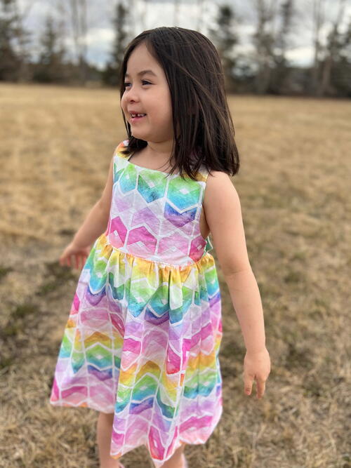 Easy Girl's Sundress Sewing Pattern