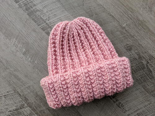 Ribbed  Hat Pattern For Men And Women