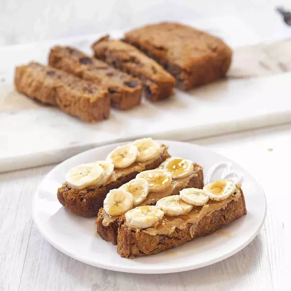 Date Walnut And Banana Loaf