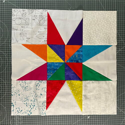 Easy Big Star Quilt Block