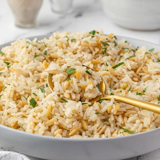 Instant Pot Rice Pilaf With Orzo