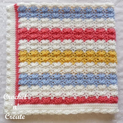 Four Colour Baby Blanket