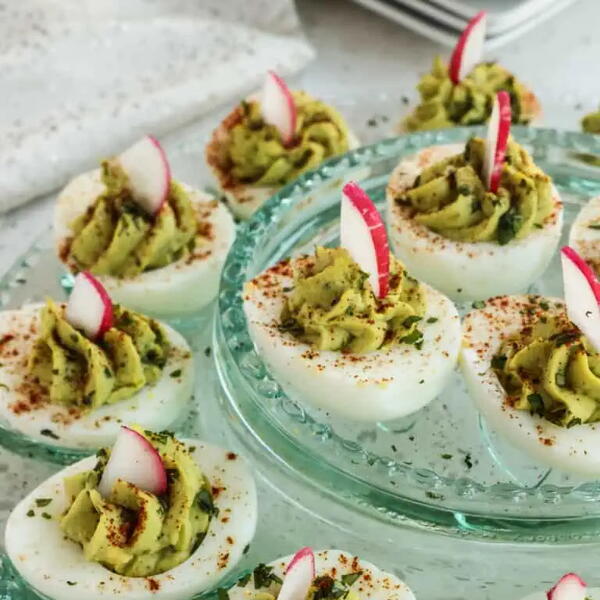 Avocado Deviled Eggs 