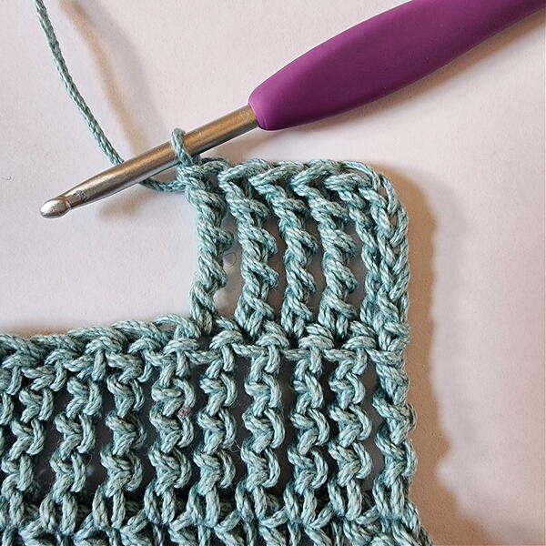 Chainless Triple Treble Crochet Stitch