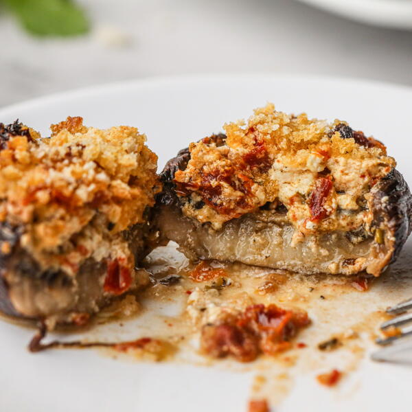 Goat Cheese Stuffed Mushrooms