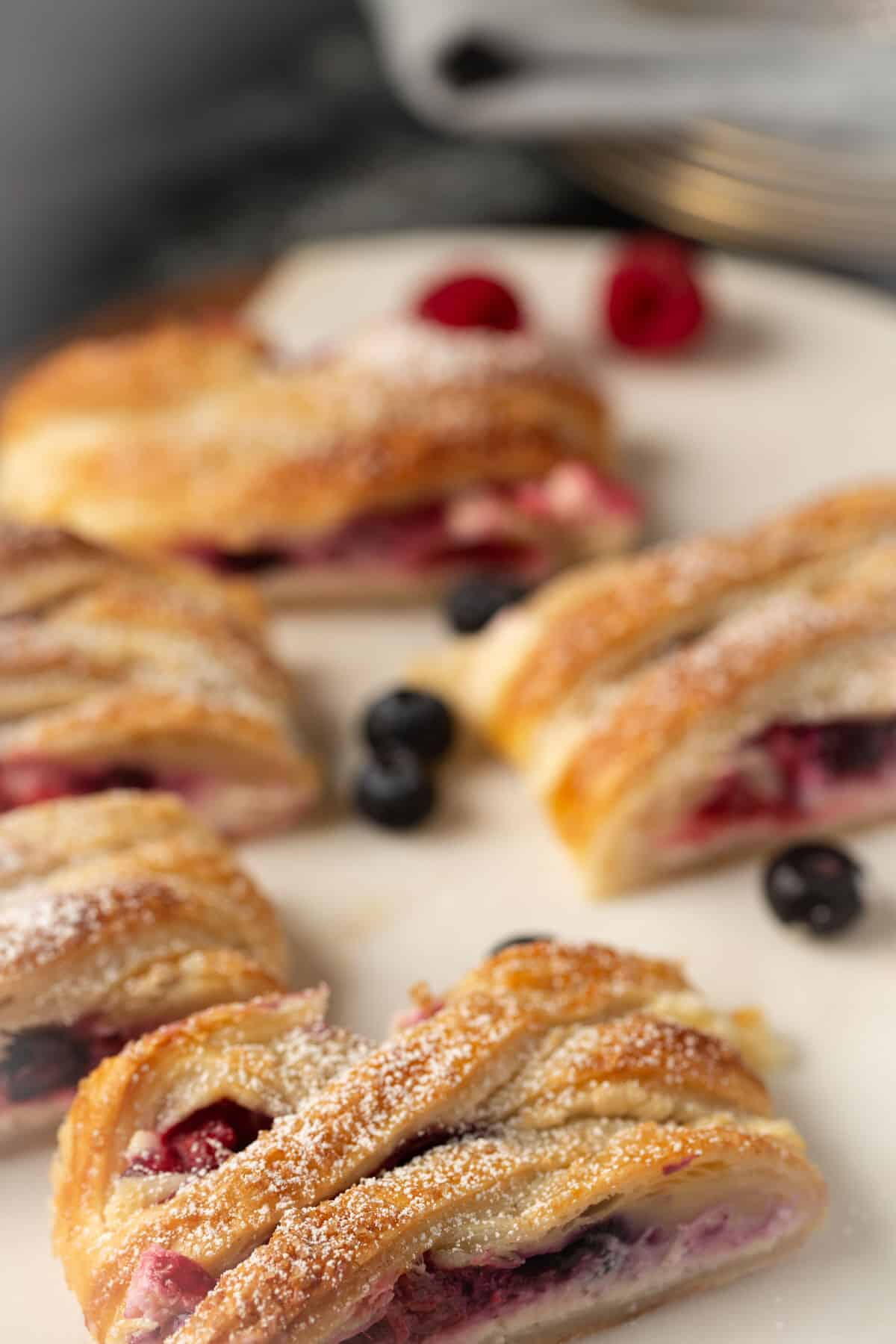 Berry Pastry Braid | TheBestDessertRecipes.com