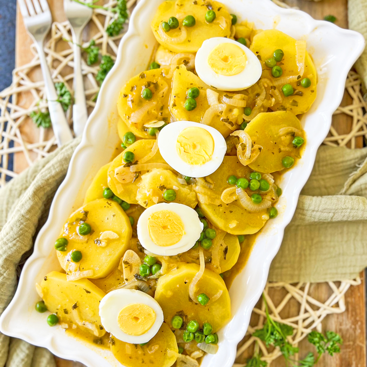 Spanish Garlic Potatoes & Eggs | Classic Recipe From The Basque Country ...