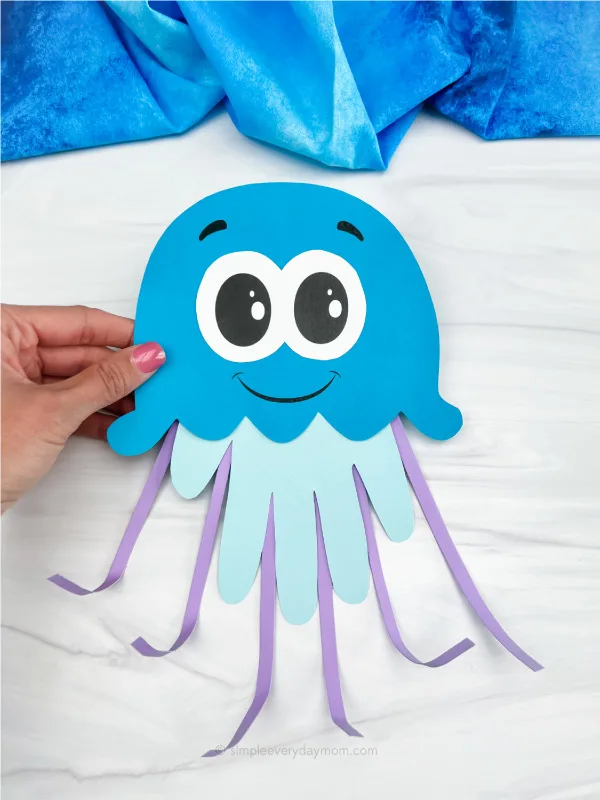 Handprint Jellyfish | AllFreeKidsCrafts.com