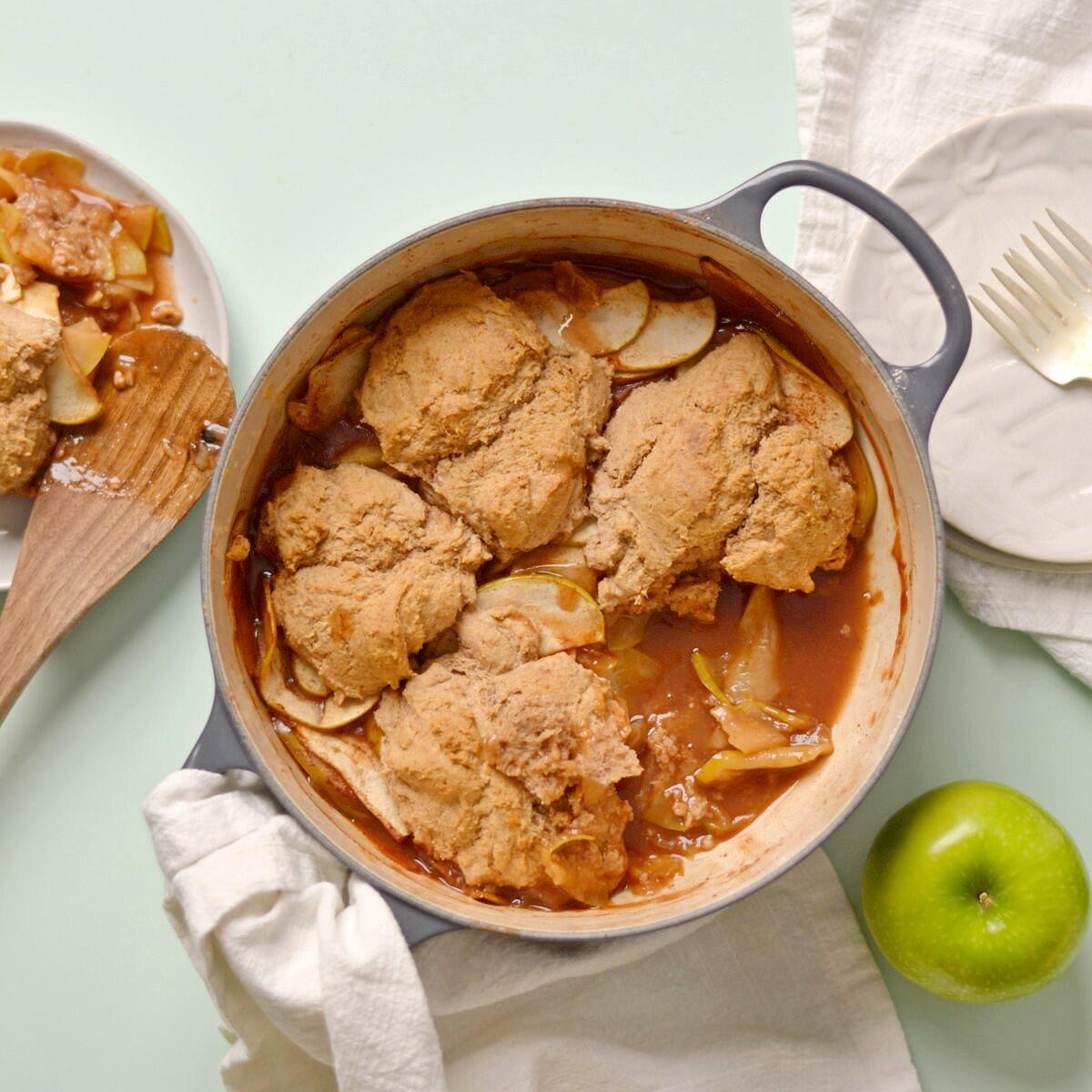 Bisquick Apple Cobbler In Dutch Oven