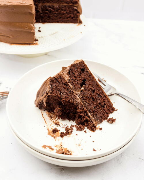 Double Chocolate Fudge Cake