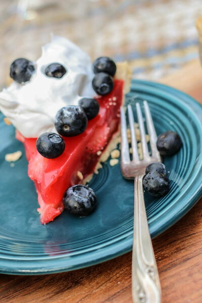 Strawberry Jello Pie