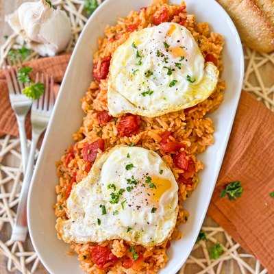 Spicy Tomato Rice With Eggs | A Simple Dish Filled With Spanish Soul