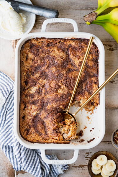 Easy Banana Dump Cake