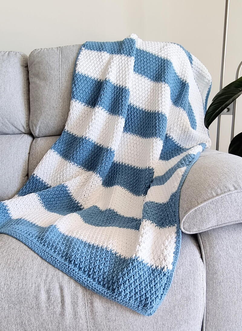 Sea Breeze Throw | FaveCrafts.com