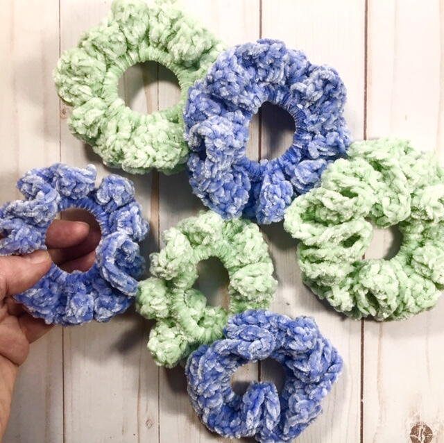 Summer Velvet Scrunchie