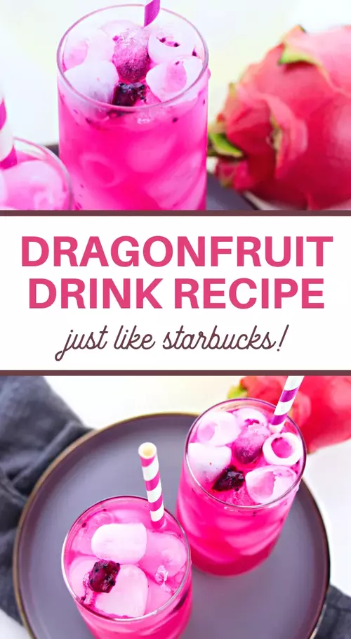 Copycat Starbucks Dragonfruit Refresher Recipe