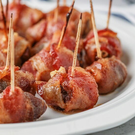 Bacon-wrapped Dates