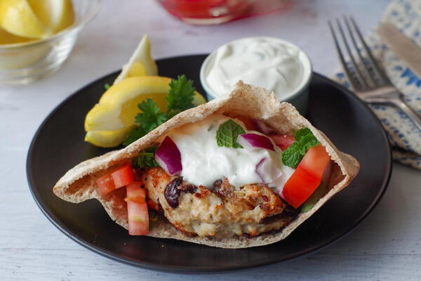 Greek Chicken Burger