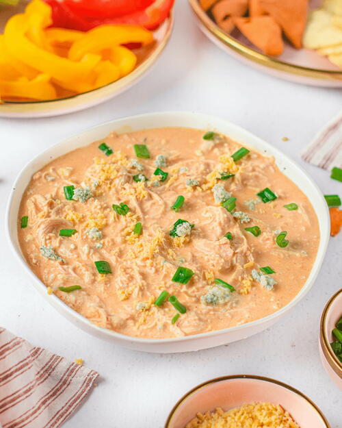 Instant Pot Buffalo Chicken Dip