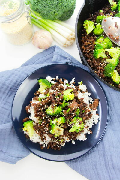 Korean Ground Beef And Broccoli Recipe