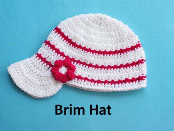 Beautiful Brim Hat//sports Cap For Boys & Girls