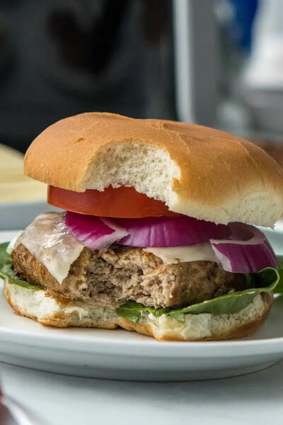 Air Fryer Turkey Burger