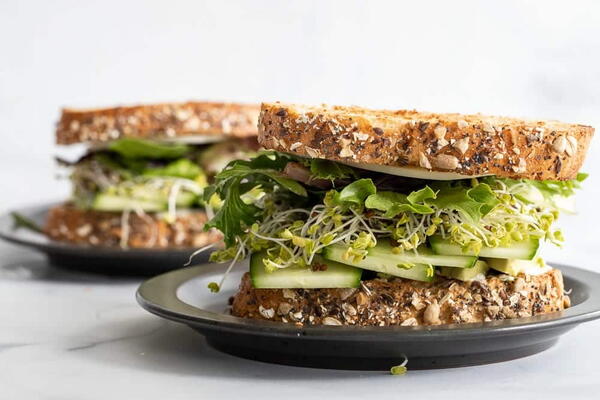 Simple Green Goddess Sandwich