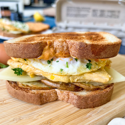 The Ultimate Egg Sandwich | With Eggs 2 Ways, Potatoes & Spicy Aioli