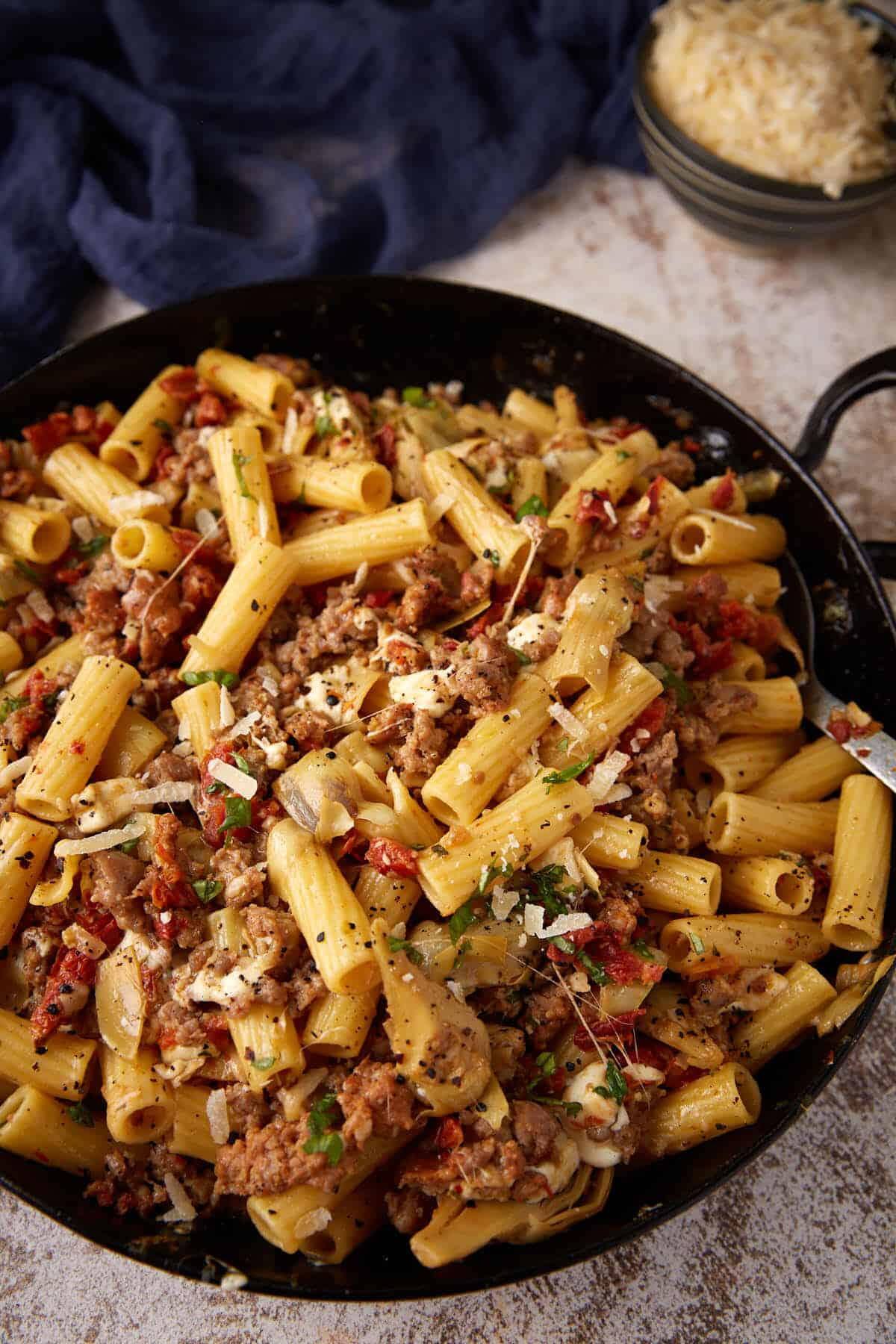 Sun-dried Tomato Pasta With Sausage | FaveSouthernRecipes.com