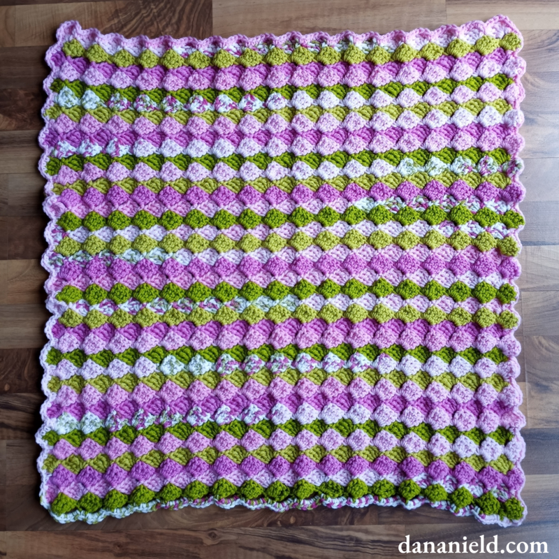 Pretty in Pink Baby Blanket | FaveCrafts.com