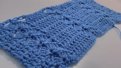 Crochet Vertical Shell Stitch