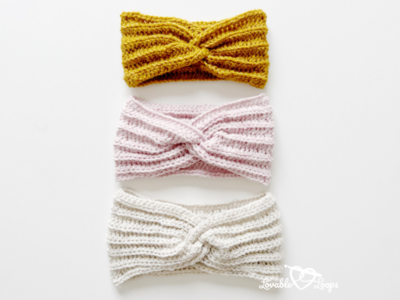 Twisted Crochet Headband