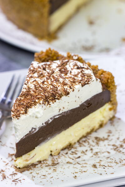 Chocolate Cream Pie Cheesecake