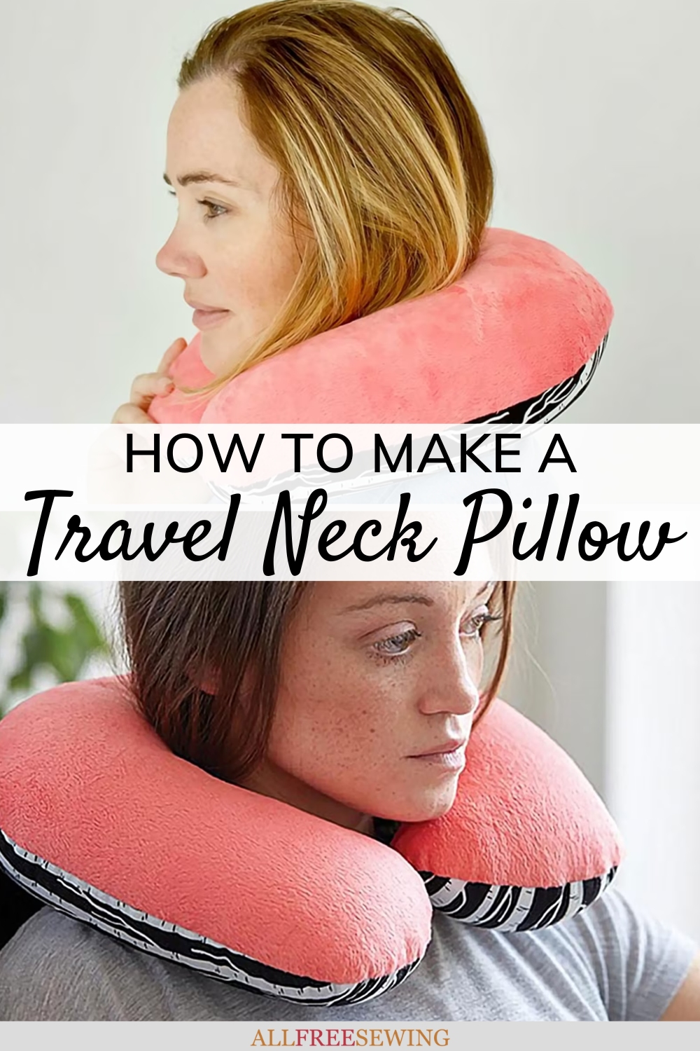 How to Make a Neck Pillow for Travel (Free Tutorial!)