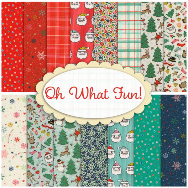 Poppie Cotton Oh What Fun! 10" Fabric Giveaway